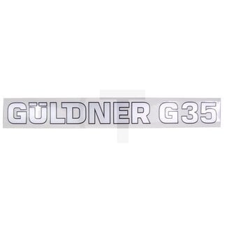 Sticker embleem G 35 Guldner G35