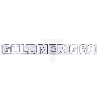 GRANIT Schriftzug G 60 Güldner G60