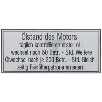 GRANIT Aufkleber Motoröl Güldner