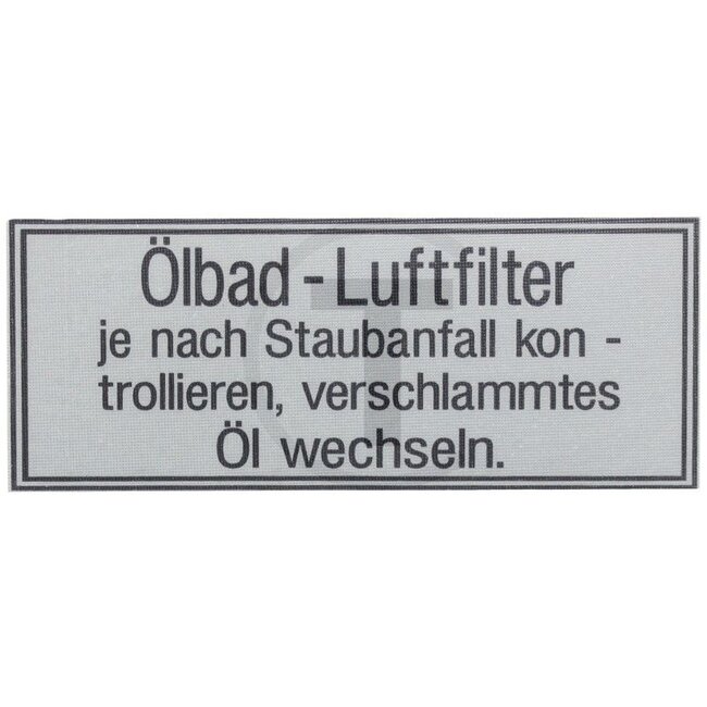 GRANIT Aufkleber Luftfilter
