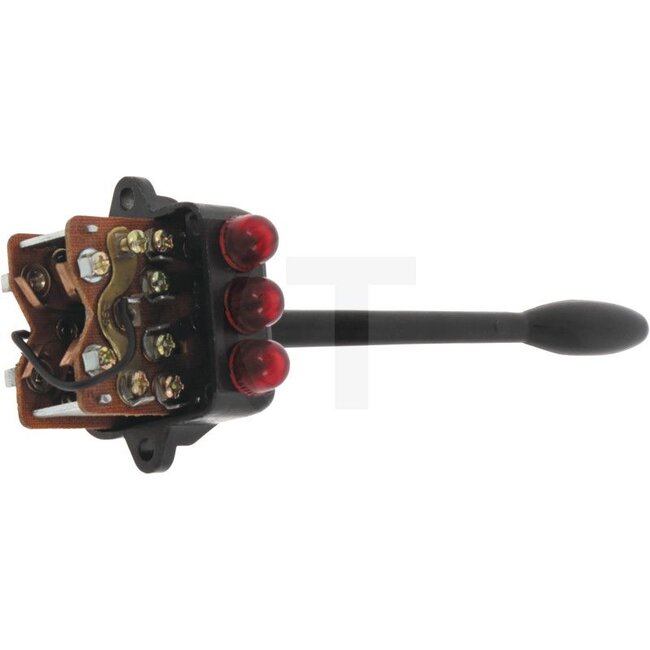 GRANIT Knipperlichtschakelaar twee circuits met indicatielampje Guldner G25 - G75 - 154070080