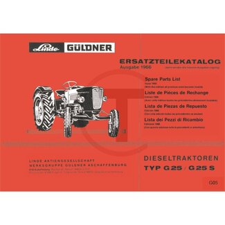 GRANIT Replacement parts list Güldner G25 Guldner