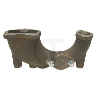 GRANIT Exhaust manifold outlet top and bottom Hanomag D 14, D 21, D 28