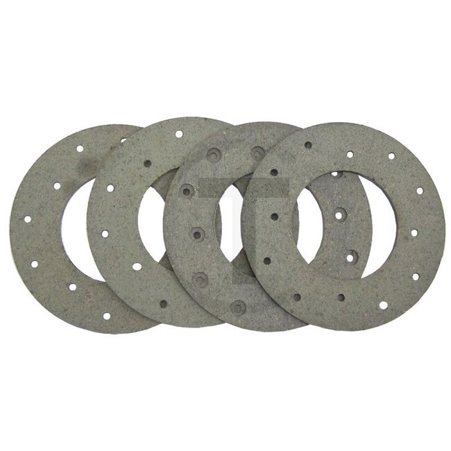 GRANIT Remvoering voor voetrem 4 stuks incl. klinknagels Hanomag Brillant 601, 701, Robust 901 - 1550247925900
