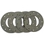 GRANIT Brake lining for hand brake 4 pieces incl. rivets Hanomag Brillant 601, 701, Robust 901