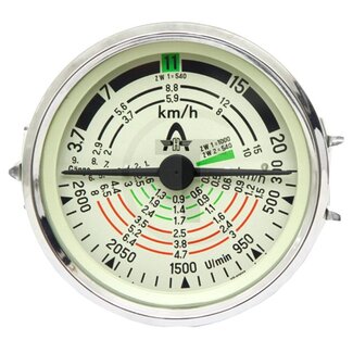 GRANIT Traktormeter 100 mm Einbaumaß 20 km/h Hanomag Perfekt 401E, Granit 500/1, Granit 501, 501E