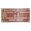 GRANIT Motorblokplaatje D 52/D 57 rood Hanomag