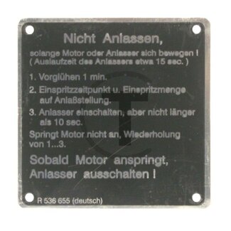 GRANIT Plaque (en allemand)