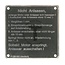 GRANIT Schild Nicht Anlassen... Hanomag