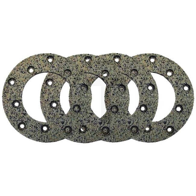 GRANIT Brake lining set Ø 127 mm thickness 5 mm with rivets John Deere 100, 200, 300, 310, 500, 510, 700, 710 - BL10169, L12268, RL10169