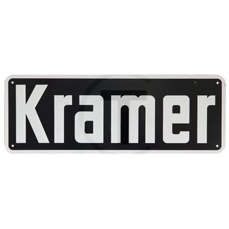 GRANIT Typenschild 242 x 87 mm, Lochbild 224 x 69 mm Kramer