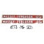 GRANIT Sticker set Massey Ferguson 65 Massey Ferguson MF65