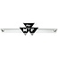 Embleem MF brede frontgrille Massey Ferguson MF135 - MF188