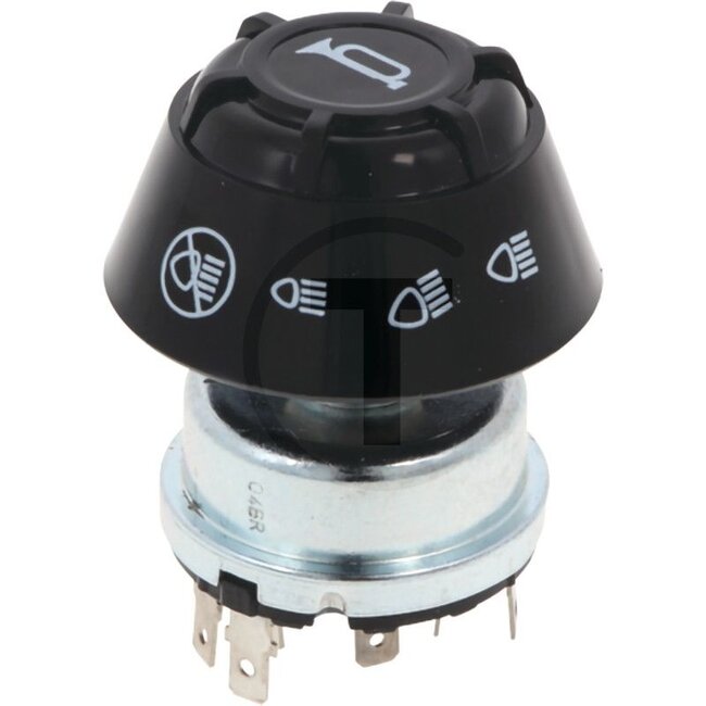 GRANIT Lichtschakelaar met claxon functie Massey Ferguson 148, 158, 165, 168, 175, 178, 185, 188 - 15415696, 1668816M2