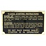 GRANIT Typenschild Massey Ferguson