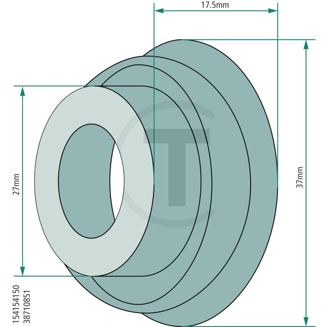 Staubkappe Konus 16 mm diverse Schleppertypen