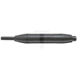 GRANIT Schalldämpfer oben Einlass Ø 58 mm, Auspuff Ø 38 mm, Länge 870 mm