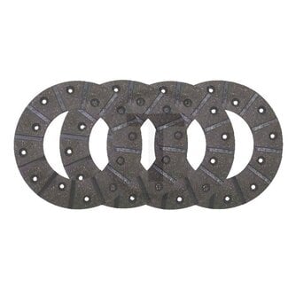 GRANIT Remvoering voetrem Ø 165 mm klinknagels - 4 stuks