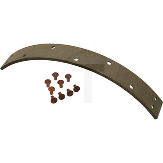 GRANIT Brake lining hand brake band brake 30 x 290 x 4 mm 9 holes McCORMICK / IHC D214, D215, D217, D219