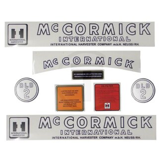 GRANIT Transferset / stickerset McCORMICK / IHC DLD 2