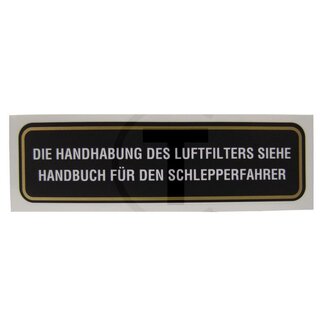 GRANIT Emblem air filter McCormick IHC DLD 2, DED 3, DGD 4, D 212 - D 440