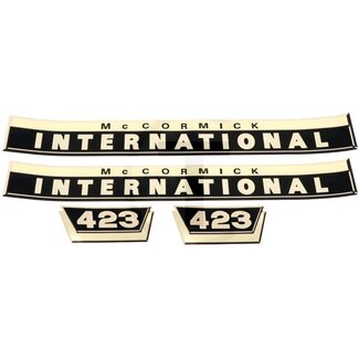 GRANIT Sticker set plastic front grille McCormick, IHC 423