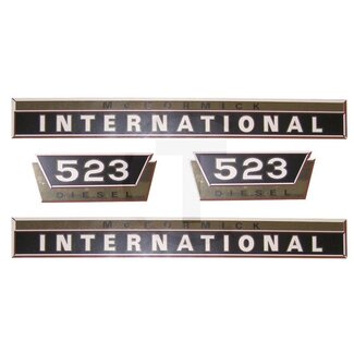 GRANIT Sticker set plastic front grille McCormick, IHC 523