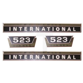 GRANIT Sticker set to fit as tractors with plastic grille McCORMICK / IHC 523