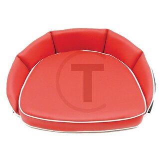 GRANIT Zitkussen rood rugleuninghoogte 12 cm McCORMICK / IHC DLD 2, DED3, DGD 4, D212 - D440