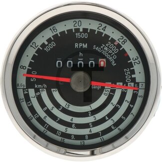 GRANIT Traktormeter draairichting rechts 32 km/h McCORMICK / IHC 554, 644, 743, 744, 745, 844, 844S