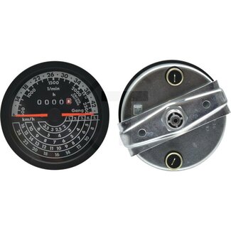 Traktormeter Drehrichtung rechts 40 km/h, 6 Gänge
