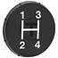 GRANIT Gear change pattern emblem gear lever MB Trac 700-1100