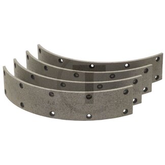 GRANIT Brake lining set 390 x 70 x 7 mm thickness 7 mm drum Ø 390 mm MB Trac 65/70, 700, U 403, U 413, U 406, U 416