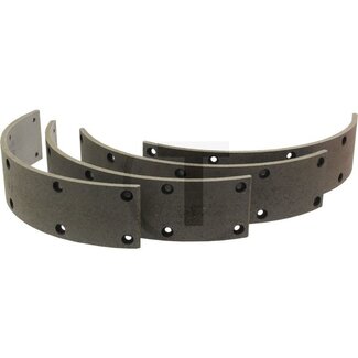 GRANIT Brake lining set 70 x 7 x 372 mm 10 holes Drum Ø 367 mm Unimog U 421, U 407