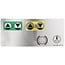 Sticker hydrauliekaansluitingen achter MB Trac 65/70, 700, 800, 900