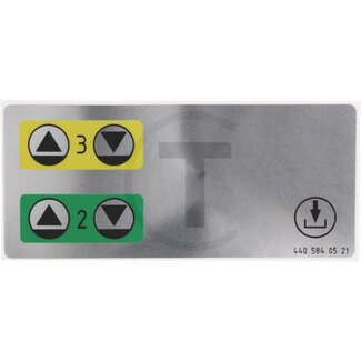 GRANIT Sticker hydrauliekaansluitingen Mercedes-Benz MB Trac