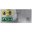 GRANIT Sticker hydrauliekaansluitingen voor MB Trac 65/70, 700, 800, 900