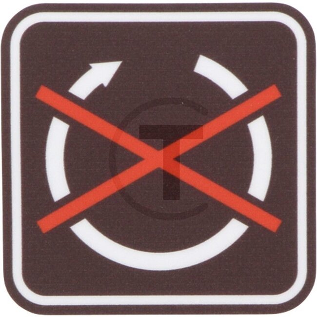 GRANIT Sticker motorstop MB Trac 700, 800, 900, 1000, 1100 - 154131121