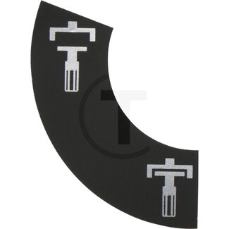 GRANIT Aufkleber Zapfwellenkupplung Mercedes-Benz MB Trac 1100 - 1500