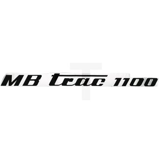 GRANIT Aufklebersatz MB Trac 1100 schwarz links und rechts MB Trac 1100, 1300, 1500