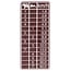 Sticker speed table brown 7 gears MB Trac 1300-1800
