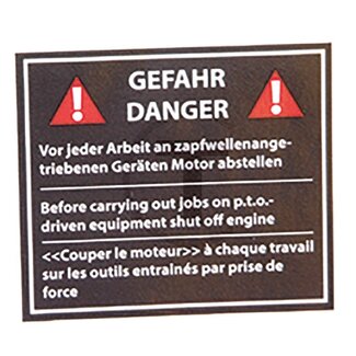 GRANIT Aufkleber Hinweisschild Mercedes-Benz