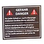 GRANIT Sticker waarschuwingsbord Mercedes-Benz