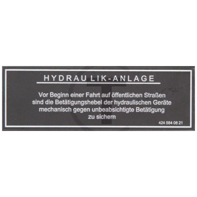 GRANIT Aufkleber MB Trac 1300, 1400, 1500, 1600, 1800 - A4245840821