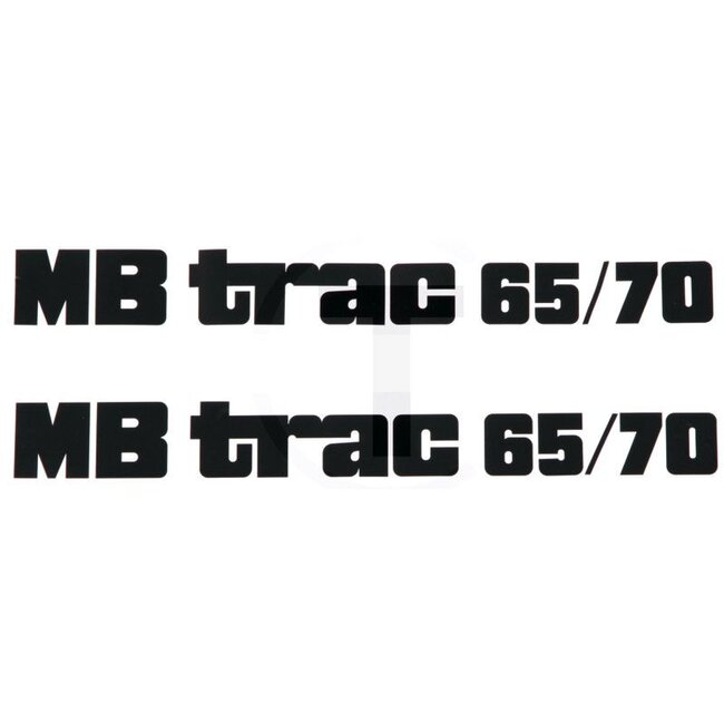 GRANIT Transferset / stickerset motorkap MB Trac 65/70 links en rechts Mercedes-Benz - 154131133