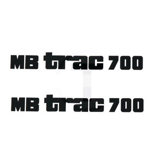 GRANIT Sticker set bonnet MB Trac 700 left and right central shifter Mercedes-Benz