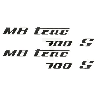 GRANIT Aufklebersatz Motorhaube links und rechts Mercedes-Benz MB Trac 700 S