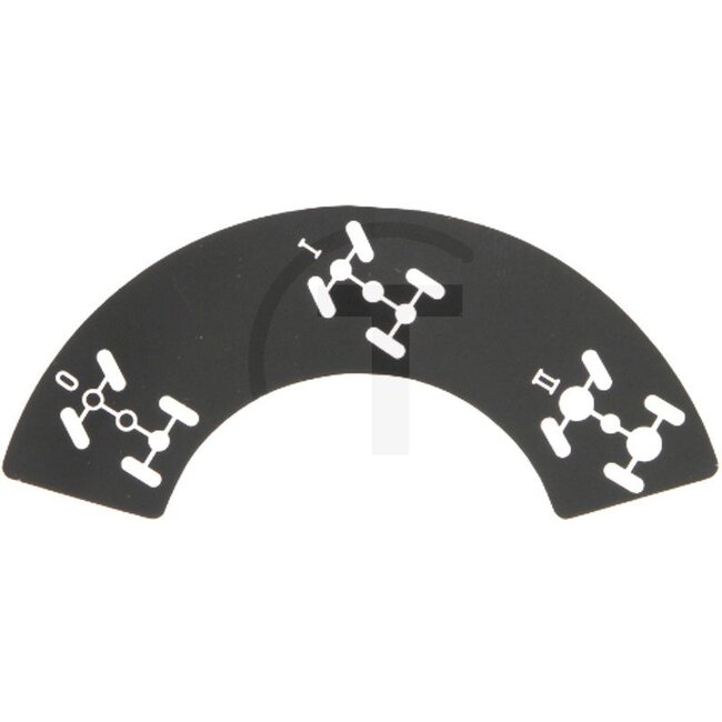 GRANIT Sticker vierwielaandrijving sper zwart Unimog U 424, U 425, MB Trac 1100, 1300, 1500 - 15413662, A4355840115