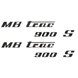 Aufklebersatz Motorhaube MB Trac 900 S links und rechts Mercedes-Benz