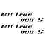 GRANIT Stickerset motorkap MB Trac 900 S links und rechts Mercedes-Benz